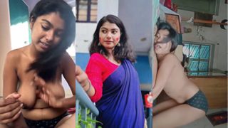 Desi Horny Indian GF Sucking And Fingering Nude Pussy