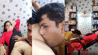 Viral Couple Pussy Licking In Beauty Parlour Captured Video
