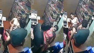 Tamil Girl Affair With Shop Owner Fucking CCTV Captured Nude